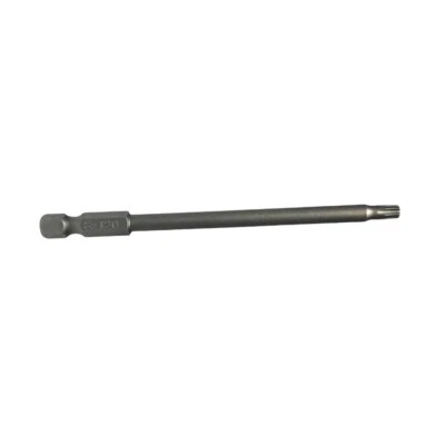 T20 Torx Screwdriver Magnetic Bit 1/4” Drive  100MM Length With Security Hole - Image 1 of 4