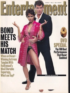 Entertainment Weekly 684 Nov 29 2002 Halle Berry Pierce Brosnan Michael Crichton - Imagen 1 de 2