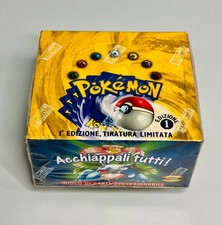 Pokemon base set 1st edition italiano I T A L I A N Booster Box Sealed