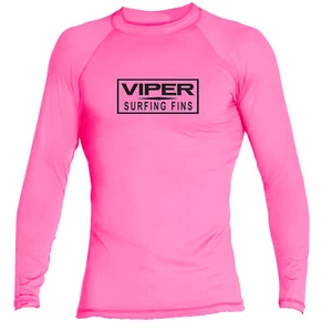 Viper Surfflossen Longsleeve Rashguard - PK/BK-YM - Bild 1 von 1