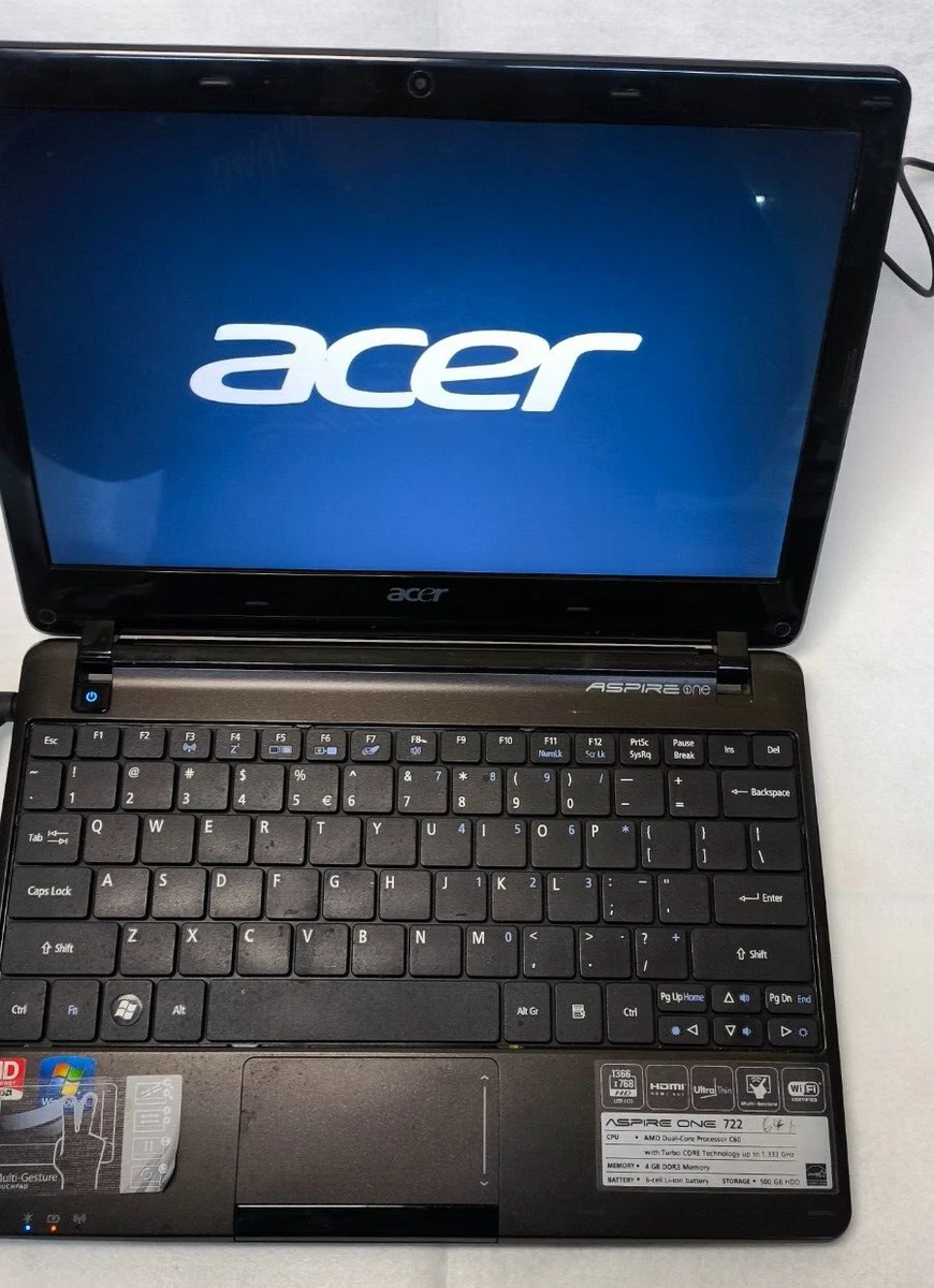 Acer Aspire One 722 PC Laptops & Netbooks for Sale | Shop New