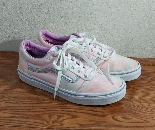 Sneakers basse da bambina Vans Oldol Skool Missy ustella ros convatta cravat t