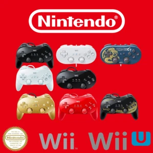 Manette officielle Wii Classic Manette U Pro Nintendo authentique télécommande OEM RVL-005 - Photo 1 sur 7