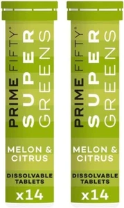Prime Fifty Super Greens Multivitamin Tablets Immune System Support 28 Day - Picture 1 of 8