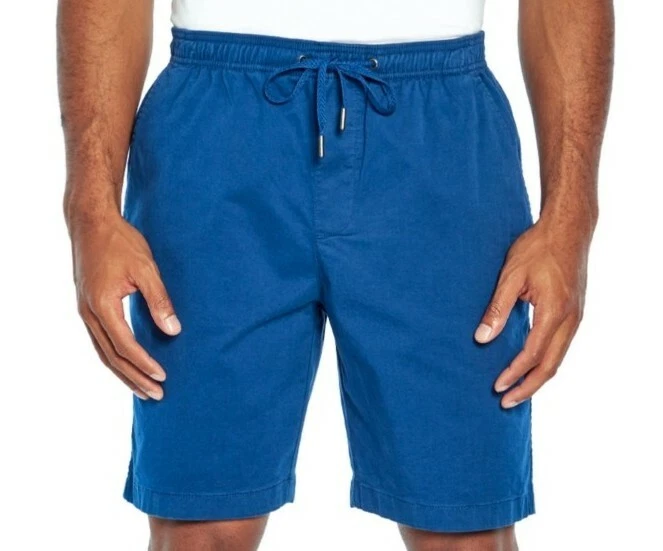 Gap Pull on Shorts Men's XL Blue 98 Cotton 2 Spandex
