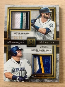 2020 Topps Museum Col patch VOGELBACH MITCH HANIGER #ed 6/10!! Seattle Mariners - Picture 1 of 2
