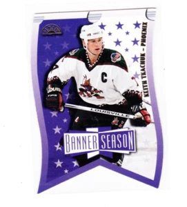 1997 1997-98 LEAF KEITH TKACHUK BANNER SEASON 3022/3500 14 PHOENIX COYOTES - Picture 1 of 1
