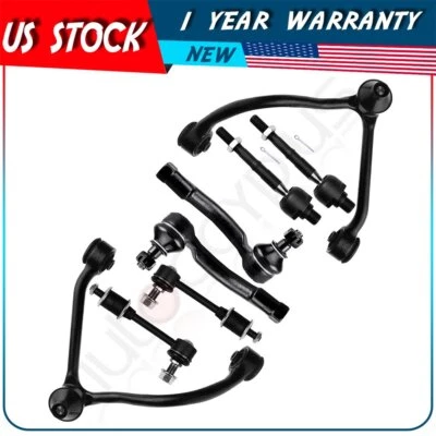 Front Suspension Tie Rods Control Arms Sway Bars Kit for 03-04 Kia Sorento 8set - Image 1 of 4