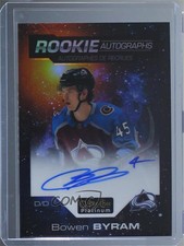 2020-21 O-Pee-Chee Platinum Cosmic /75 Bowen Byram #R-BB Rookie Auto RC