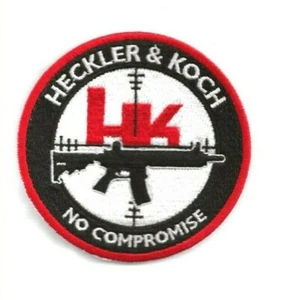 NEW 3 1/2 INCH HECKLER & KOCH IRON ON PATCH FREE SHIP P1 - Picture 1 of 1