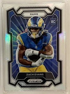2023 Prizm Zach Evans Image Variation Silver RC #321 Los Angeles Rams Football - Bild 1 von 2