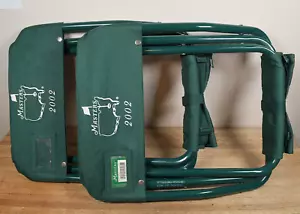 2er Set Vintage 2002 Masters Golfturnier Klappstühle Augusta National - Bild 1 von 18