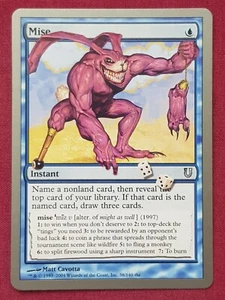 Magic The Gathering UNHINGED MISE blue card MTG - Picture 1 of 2
