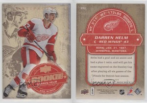 2008-09 Upper Deck Artifacts Copper Spectrum /25 Darren Helm #251 Rookie RC
