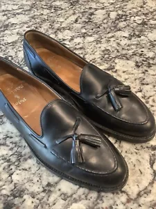 Polo Ralph Lauren Crockett & Jones Made in England Tassel Loafer Size 9 D Black - Picture 1 of 18