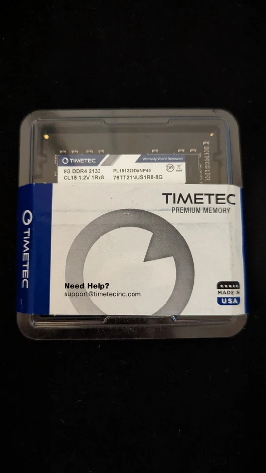 16GB (2x8GB) DDR4 SODIMM 3200MHz (DDR4-3200) PC4-25600 TimeTec - Image 1 of 1