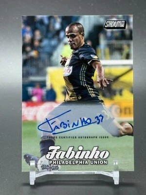 2017 Topps Stadium Club MLS #22 FABINHO Philadelphia Union Auto - Image 1 of 2