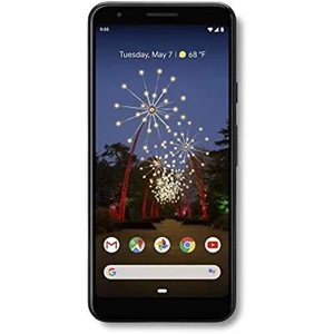 Google - Pixel 3a 64GB Cell Phone (Unlocked) - Just Black 3-A - Picture 1 of 5