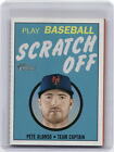 2020 Topps Heritage #15 Pete Alonso 1971 Topps Baseball Scratch-Offs