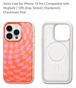 Sonix Apple iPhone 15 Pro Max Case mit MagSafe - Checkmate Pink T3 - Bild 1 von 6