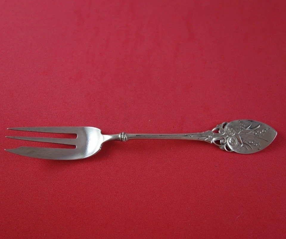 Lily aka 88 by Gorham Sterling Silver Pastry Fork 3-Tine 6" - Image 1 of 2