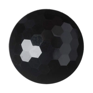 Hemline Boxed buttons Black Dome multi facet 11.25mm - 26mm packs shank - Picture 1 of 5