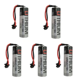 5pcs ER6V 3.6V ER6VC119B ER6VC119A 3.6V 2400mAh PLC Battery W/Plug UK Stock - Picture 1 of 7