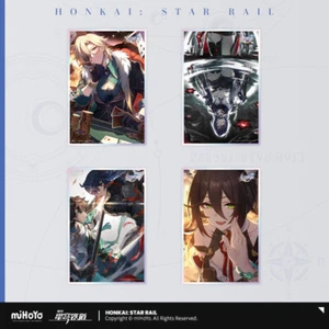 miHoYo Honkai: Star Rail Acrylic Paper Card Acheron Aventurine Tingyun Official - Picture 1 of 5