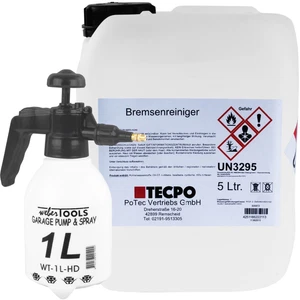 TECPO BREMSENREINIGER 5 LITER BRAKE CLEANER TEILE REINIGER + 1L SPRÜHFLASCHE - Bild 1 von 6