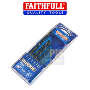Faithfull FAIM7PSET 7 Pezzi Set Trapano Acciaio Alta Velocità 1,5 - 6,0mm - Foto 1 di 1