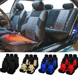For Ford Car 5 Seat Covers Premium Cloth Front & Rear Full Set Protector Pad Mat - Picture 1 of 25