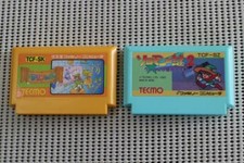Solomon's Key 1, 2 Set Famicom NES Tecmo Used Japan Cartrage Only Tesed Working