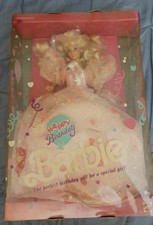 Vintage 90’s Happy Birthday Barbie 1990 #7913 