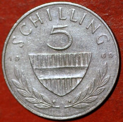 Austria 5 Schilling 1969 KM# 2889a - Image 1 of 2