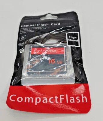 16GB CompactFlash Memory Card UDMA Speed Up to 60MB/s CF Card - Image 1 of 2
