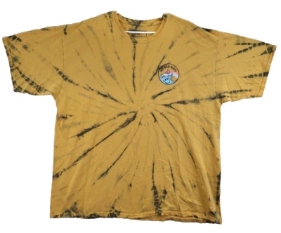 Camiseta Pink Dolphin No Bad Days Para Hombre 3XL Amarilla Tie Dye Camisa Manga Corta Foto 1 de 4