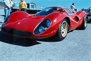 35MM Vintage Photo Slide Ferrari P4 Racing Car 1977 - Picture 1 of 3