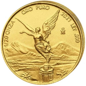 Mexiko 2021 - Libertad - Siegesgöttin - Premium-Anlagemünze - 1/20 Oz Gold ST - Bild 1 von 4
