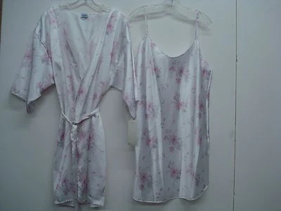 Lencería Nancy King Hecha en EE. UU. Vestido/Bata Talla L Multi #543Q Foto 1 de 3