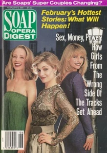 Soap Opera Digest Feb 5, 1991 ANNE HECHE-BETH EHLERS-KAREN WITTER-JAY HAMMER-GL - Foto 1 di 1