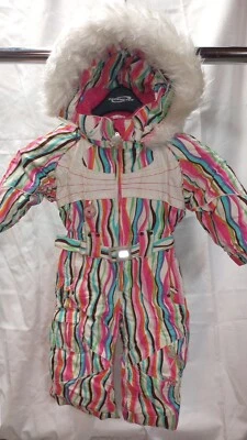 Obermeyer Girls Multi colored Snowsuit, Size 2 - Image 1 of 4