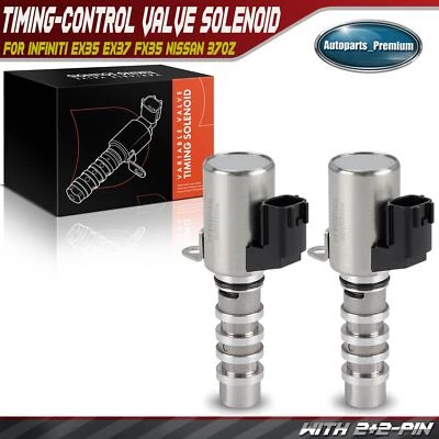 2x Solenoide de distribución de válvula variable de motor para INFINITI EX35 EX37 FX35 Nissan 370Z Foto 1 de 4