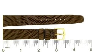 Watchband Stylecraft ORIENTAL LIZARD GRAIN ON CALF leather variations - Picture 1 of 27