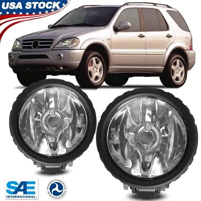 For 1998-2004 2005 Mercedes-Benz M-Class ML320 Driving Bumper Lamps Fog Lights  Foto 1 de 4