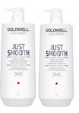 GOLDWELL DualSenses Just Smooth Smoothing Shampoo & Conditioner 1000ml DUO+ PUMP