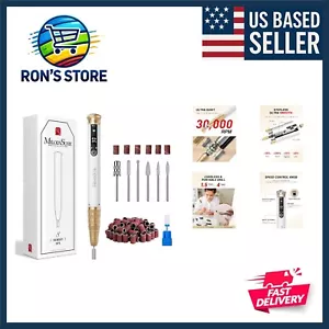 Portable Nail Drill,Professional 30000 RPM Cordless Electric Nail File for Ac... - Picture 1 of 8