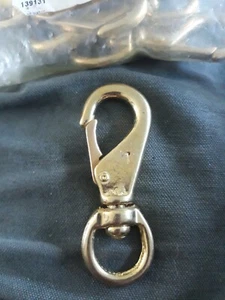 Sea-Dog Line Brass Swivel Eye Boat Snap 3 1/4" eye 5/8"  - Bild 1 von 2