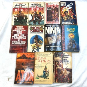(Lot of 11) Vintage Action Adventure Mixed Martial Arts Rat Bastards Paperback - Picture 1 of 11