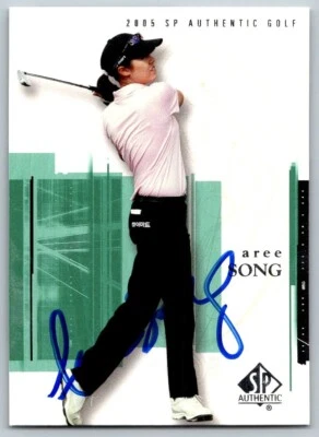AREE SONG Signed Autograph Golf Card 2005 SP Authentic Golfing Card - Image 1 of 2