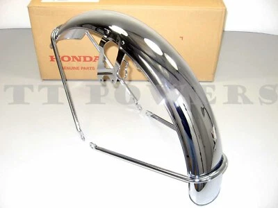 Honda Chrome Front Fender 74-76 CB550, 72 K2-76 CB750 K Guard (Blem Notes) A72 B - Imagem 1 de 4